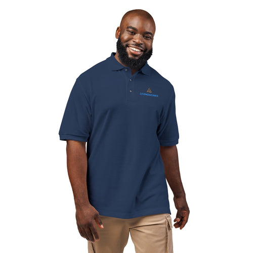 LivingWorks unisex embroidered HELPER polo shirt