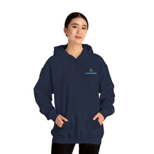 Load image into Gallery viewer, LivingWorks &quot;Questions about suicide?&quot; HELPER hoodie