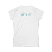 Load image into Gallery viewer, LivingWorks suicide prevention HELPER women's tee
