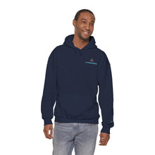 Load image into Gallery viewer, LivingWorks &quot;Questions about suicide?&quot; HELPER hoodie