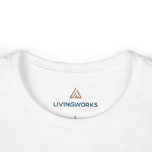 Load image into Gallery viewer, LivingWorks suicide prevention HELPER women's tee